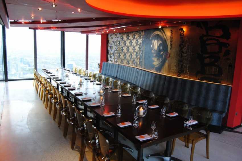 Sushi Samba | Stunning Views of London | The Collection Events
